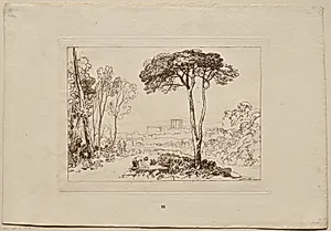Liber Studiorum:  Scene in the Campagna by Joseph Mallord William Turner (British, 1775–1851)