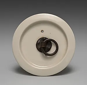 Lid for a Teapot with Ruyi Motifs by Seifū Yohei III (Japanese, 1851–1914)