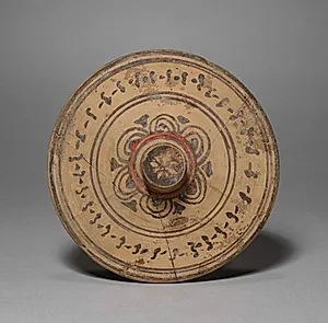 Lid for Two-Spouted Strainer Askos (Flask) by Unknown Artist