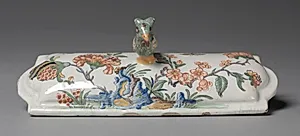Lid from Writing Stand by Sinceny Factory (French)