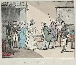 Life of the Chateau:  A Visit in the Neighborhood by Eugène Louis Lami (French, 1800–1890)