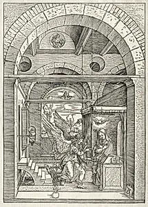 Life of the Virgin:  The Annunciation by Albrecht Dürer (German, 1471–1528)