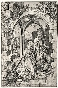 Life of the Virgin: The Nativity by Martin Schongauer (German, c. 1450–1491)