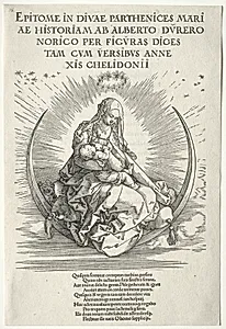 Life of the Virgin:  Title Page by Albrecht Dürer (German, 1471–1528)