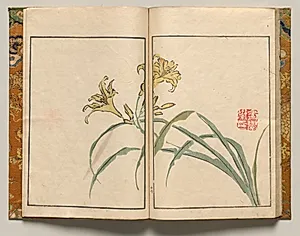 Lilies, Design Sixteen from Shazanrō Picture Book
