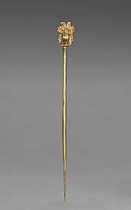 Lime Dipper or Pin with Owl by Unknown Artist