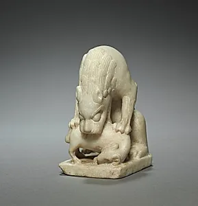 Lion Devouring a Lamb by Unknown Artist