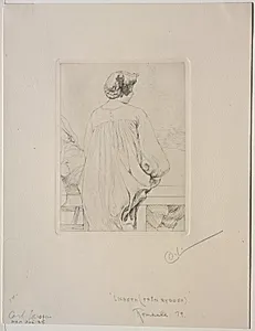 Lisbeth, Seen from Behind by Carl Larsson (Swedish, 1853–1919)