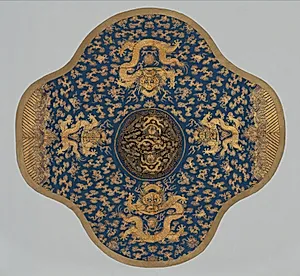 Lobed Square Table Cover by Unknown Artist