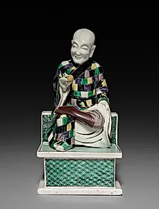 Lohan (Arhat) Holding a Peach by Unknown Artist