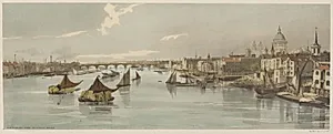 London As It Is:  Blackfriars, from Southwark Bridge