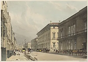 London As It Is:  The Club-Houses, Pall Mall by Thomas Shotter Boys (British, 1803–1874)