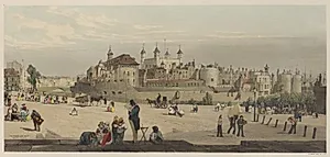 London As It Is:  The Tower and Mint, from Great Tower Hill