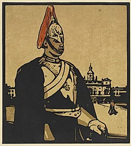 London Types: Guardsman by William Nicholson (British, 1872–1949)