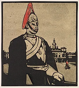 London Types: Guardsman by William Nicholson (British, 1872–1949)