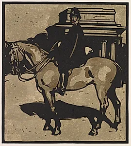 London Types: Policeman by William Nicholson (British, 1872–1949)