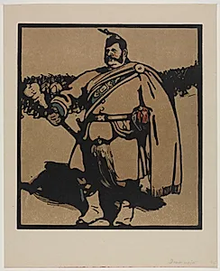 London Types: The Drum Major by William Nicholson (British, 1872–1949)