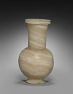 Long-Necked Flask with Lid by Unknown Artist