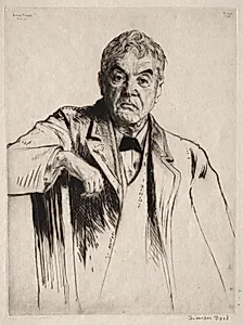Lord Fisher by Francis Dodd (British, 1874–1949)