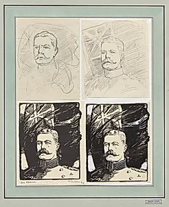 Lord Kitchener by Auguste Louis Lepère (French, 1849–1918)