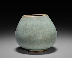 Lotus Bud Jar: Jun ware by Unknown Artist
