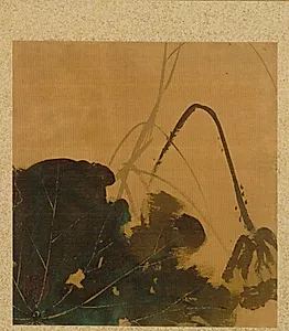 Lotus from Album of Paintings by the Venerable Zeshin by Shibata Zeshin (Japanese, 1807–1891)