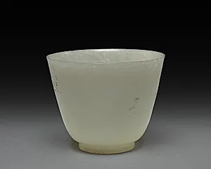 Lotus-shaped Dish and Cup by Unknown Artist