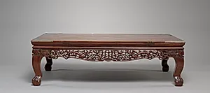 Low Table (kang zhuo) with Dragons in Clouds by Unknown Artist