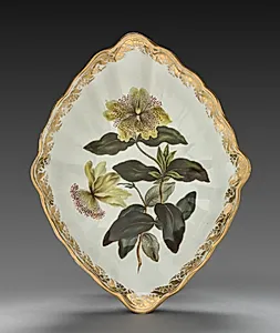 Lozenge Shaped Dish from Dessert Service: Large Flowered St. John's Wort