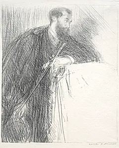 Lucien Pissarro by Charles Hasslewood Shannon (British, 1863–1937)