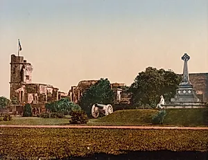 Lucknow. Residence by Photoglob Co. (Zurich, active c. 1890–1910)
