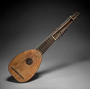 Lute or Tiorbino by Unknown Artist
