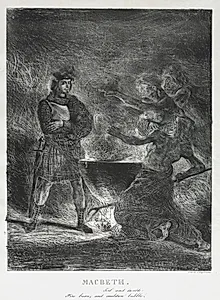 Macbeth Consulting the Witches by Eugène Delacroix (French, 1798–1863)