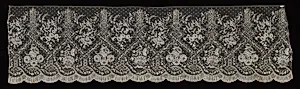 Machine and Bobbin Lace Flounce by Unknown Artist