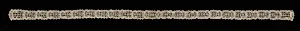 Machine Lace Narrow Strip by Unknown Artist