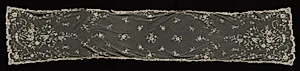 Machine Lace Scarf by Unknown Artist
