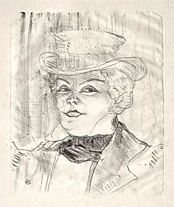 Madame Réjane by Henri de Toulouse-Lautrec (French, 1864–1901)