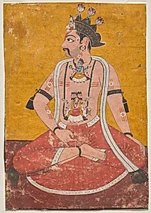Man Dhata in Yogi Position by Unknown Artist