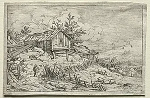 Man in Gateway of Deserted House by Allart van Everdingen (Dutch, 1621–1675)