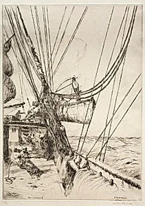 Man Overboard by Arthur John Trevor Briscoe (British, 1873–1943)