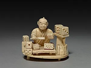 Man with Dice by Unknown Artist