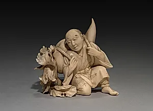 Man with Radish by Unknown Artist
