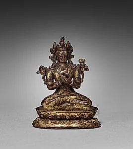Manjuvara Turning the Wheel of the Law by Unknown Artist