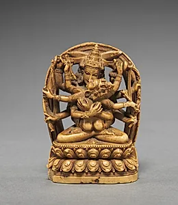 Manjuvara with consort (yab-yum) by Unknown Artist
