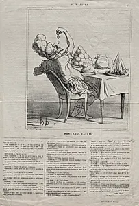 March without Lent by Honoré Daumier (French, 1808–1879)