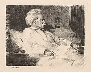 Mark Twain by Samuel Johnson Woolf (American, 1880–1948)