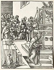 Martyrdom of St. John by Lucas Cranach (German, 1472–1553)