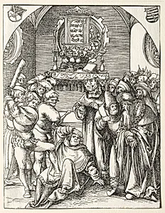 Martyrdom of St. Judas Thaddeus by Lucas Cranach (German, 1472–1553)