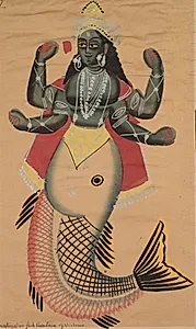Matsya, Fish Avatara of Vishnu by Unknown Artist