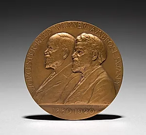 Medal Commemorating the 40th Anniversary of the Warner and Swasey Company (obverse) by Victor D. Brenner (American, 1871–1924)